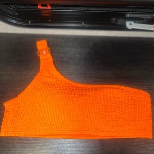 Boutique bought one shoulder swim top- fits 0-2